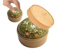 Glitter Dumpling, Colorful Dumplings Stress Balls Fidget Sensory Toy Giant, Cute Soft Glitter Calming For Relaxation, Portable Decompressions Dough For Adults & Teens (Dark Green)