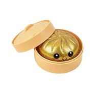 Glitter Dumpling, Glitter Dumpling Squeeze Box, Steamed Stuffed Bao Bun Stress Balls For Adults,Kinesthetic Approach Soft Squeeze Toys Sensory Fidget Toy For nervousness & ADHD - Cute Fake Food