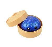 Glitter Dumpling, Glitter Dumpling Squeeze Box, Steamed Stuffed Bao Bun Stress Balls For Adults,Kinesthetic Approach Soft Squeeze Toys Sensory Fidget Toy For nervousness & ADHD - Cute Fake Food