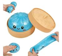 Glitter Dumpling, Glitter Dumpling Squish-y Box, Dumplings Squishies, Anxiety Relief Fidget, Soft Squeeze Decompression Dough, Fun Dumplings Stress Ball for Playing, Easter Basket Stocking Stuffers