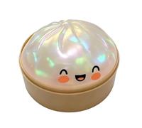 Glitter Dumpling - Shimmer Gel 4 Inch, Giant Rainbow Stress Relief Ball | Rare Pink Mysterious Bun Fidget Toy for Teens Adults Students in Classroom Home Office Car Ride and Travel