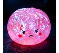 Glitter Dumpling Squishy Fidget Toy, 2026 New Luminous Glow in The Dark Dumplings Squishy Toy with Mystery Box, Cute Stress Relief Sensory Toys with Angry Face, Party Favors for Adults