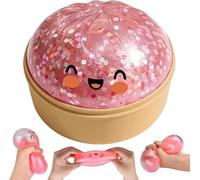 Glitter Dumpling Squishy Toy, Giant Mystery Dumplings Squishy Fidget Toys, Bao Bun Squishies Sensory Toys Stress Balls for Kids Adults Autism Adhd, Squeeze Fidgets for Anxiety Relief