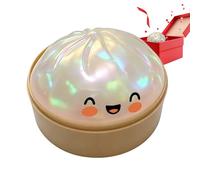 Glitter Dumpling Toy, Stress Relief Ball, Bun Shaped Pinch Toy with Soft Texture, Sensory Fidget, Squishy Toys with Sturdy Material, Calming Tool for Kids and Adults
