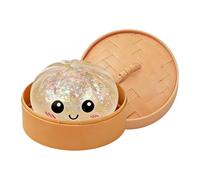 Glitter Dumplings, Compact Stress Relief Tool, 8.5cm, Dumpling Fun Toy, Giant Glitter Dumpling, Easy To Use, For Men Women Adults Kids Classroom Home Office Travel Study Work