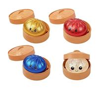 Glitter Dumplings, Compact Stress Relief Tool, 8.5cm, Dumpling Fun Toy, Giant Glitter Dumpling, Easy To Use, For Men Women Adults Kids Classroom Home Office Travel Study Work