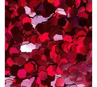 Glitter Elements - Holographic Red - 4mm Hex - 5ml Pot