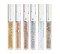 Glitter Eye Liner Liquid - Professional Glitter Eyeliner, Waterproof Sparkle | Vibrant Glitter Liquid Eyeliner for Parties, Evening Looks Perfect for Iridescent Eyes and Improves Your S