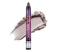 Glitter Eye Shadow Stick, Metallic High-Pigment Eye Shadow Pencil, Brightening Eye Highlighter Pen, High-Pigment, Cruelty-Free, Ideal for Creating Long-Lasting Sparkling Eye Makeup (Light Brown)