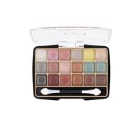 Glitter Eyeshadow Palettes, 18 Colors Shimmer Eye Shadow Palette for Women, Glitter White Silver Gold Pink Brown Shimmer Eyeshadow Make Up Palette, Nudes Bronze Neutral Smoky Cosmetic Eye Shadows