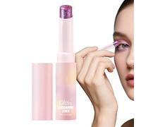 Glitter Eyeshadow Stick - Highlighter Stick Crystal Jelly Glaze Eyeshadow - Blendable Face Cosmetics Makeup for Commuting Travel Dating Festival