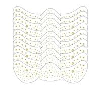 Glitter Face Stickers, Shimmering Eye Stickers, 10 Pieces Waterproof Stardust Makeup Patches, Hot Stamping for Women Parties Special Occasions, 2.2x7.4 Inches