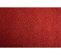 Glitter Felt Fabric Rolls: 5m x 90cm: Red