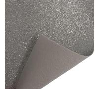 Glitter Felt Fabric Rolls: 5m x 90cm: Silver