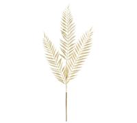 Glitter Fern Leaf Christmas Tree Spray, 65cm Decorative Pick | Glitter fern leaf spray, 65cm decorative Christmas foliage for trees, wreaths, garlands and arrangements