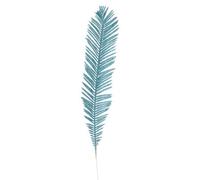 Glitter Fern Pick Christmas Decoration Ornament X 1 58Cm Blue