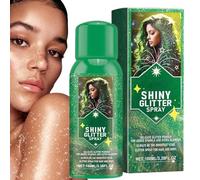 Glitter Fixing Spray for the Face, Shiny Glitter Body Spray, Temporary Body Glitter Spray, Temporary Arm Glitter Spray, Fabric, Waterproof, Shiny, Stage Makeup Spray