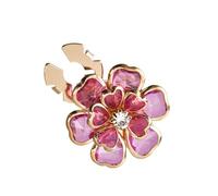 Glitter Flower Cufflinks Decorative Antique Bronze Cufflinks Elegant Design Easy On and Off Elegant Accent | For Blouses, Dresses, Suits