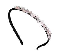 Glitter Flower Headband for Women, Metal Headband with Rhinestones, Fashionable Headband, Elegant Headpiece for Women, Hair Accessories for Daily, Birthday, Party, Holiday, Proms, Wedding, A, Grey