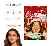 Glitter Freckles 4-Piece Christmas Sparkly Waterproof