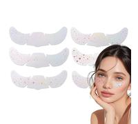 Glitter Freckles, 6 Pieces Makeup Patches - Fancy Dress Halloween Festival Events Kids Adults Stars Heart Temporary Face Glitter Patches