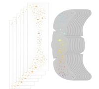 Glitter Freckles Face Tattoo, 12 Pcs Cute Face Glitter Temporary Tattoos, Waterproof Spot Stickers for Face, Makeup Face Freckle Tattoo for Halloween, Carnival and Parties