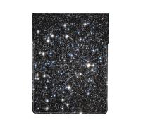 Glitter Galaxy Printed Not Real Glitter, PU Leather Laptop Sleeve, Notebook Bag Laptop Case Sleeve Tablet Briefcase
