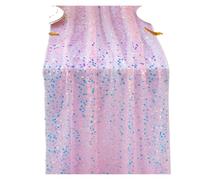 Glitter Gauze Table Runner, Glitter Gauze Chiffon Table Runner Iridescent Sequin, Multiple Sizes