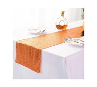 Glitter Gauze Table Runner, Table Runner Sequin Glitter Gauze Multicolor 30x(180-275)cm 2 Pcs