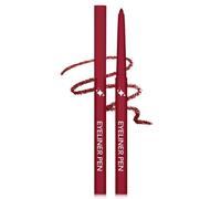 Glitter Gel Eyeliner Pencil, Red Colourful Eye Liner Pen, Super Soft & Smooth Texture, Waterproof, Durable Eyeliner Pencil, Easy to Use, Highly Pigmented Glitter Eyeshadow Pen Makeup for Cosplay-03