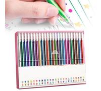 Glitter Gel Pens, 1.0mm Tip Coloring Glitter Pens Set for Kids, Vibrant Colour, Free Flowing, Sparkly Colouring Pens for Adults, for Coloring Books, Cards, Journaling Crafting, Drawing (48 pieces)