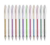 Glitter Gel Pens - Glitter Drawing Tools Gel Coloring Markers Art Set Creative Stationery Note Taking Card Making Planner Decor | d
