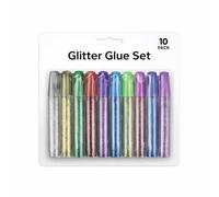 Glitter Gel Pens Sparkly Ink for Coloring Art Non-Toxic & Quick Dry 10 Pack