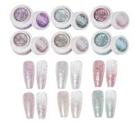 Glitter Gel Polish, Sparkly UV Gel Nail Polish | High Density Reflective Manicure Tools for Women Girls Salon Daily Festival Party Use