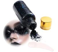 Glitter Gel with Chunky Iridescent Sequins for Face Hair Nails Creative Styling - Waterproof Quick-Drying Holographic Makeup with Sparkling Shimmer for Festival Cosplay Party Theatrical Costume Art