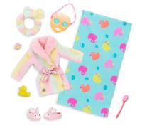 Glitter Girls 14-Inch Doll Bath Outfit, Sparkles & Bubbles Set, Outfits