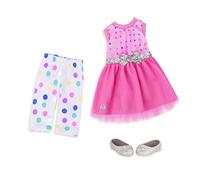 Glitter Girls by Battat - Stay Sparkly Dress and Leggings Regular Outfit - 14 inch Doll Clothes and Accessories for Girls Age 3 and Up - Children’s Toys