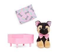 Glitter Girls Jax German Shepherd Plush Doll Pet with Bed and Pillow