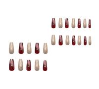 Glitter Glitter Full Coverage Fake Claws Elegant Stick Cat Eye Press Reusable Artificial Acrylic Nail