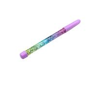 Glitter Glitter Universal Handle 0.5mm Ballpoint Pen Blue Ink Student Stationery for School Office Light Purple Portable And UsefulDurability