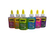 Glitter Glue, Glitter Glue, Assorted Colours, 6 Tubes of 90 ml