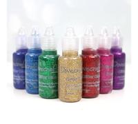 Glitter Glues, Metallic Pearl Effect, 3D Enamel Pastels Brights - 8 Bottles Per Individual Pack Chosen by You - Cardmaking Arts Crafts - Simply Sew Crafty™ (Bright Glitter Glues)