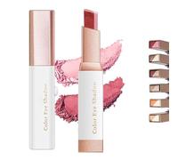 Glitter Gradient Eyeshadow Stick,Portable Two Tone Eyeshadow Gradient Stick,Pearlescent Shimmer,Waterproof & Long-Lasting