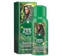 Glitter Hair Spray - Waterproof Quick-Dry Formula, Creates Sparkly Finish on Hair Fabric, Adds Radiant Shine for Stage Gllam Look, Easy Wash-Off Application | Temporary Makeup Mist for Party