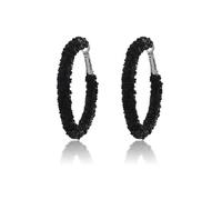 Glitter Hoop Earring Multicolor Shiny Glitter Sequins Hoops Sparkle Resin Rhinestone Wrapped Circle for Women, Plastic, plastic