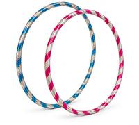 Glitter Hula Hoop 55cm, Multicolour Fitness Exercise Hoop for Kids & Adults, Lightweight Workout Hula Hoop for Exercise, Indoor Outdoor Fitness Game & Fun Activity, 0733 H55