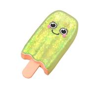 Glitter Ice Cream - Pop Sensory Toy, Pinching Venting Artifact with Fun Play Use, Soft Texture, Party Favors, Stress Relief Gadget for Kids Adults Working Studying Home Office Travel Commuting