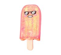 Glitter Ice Cream Squeeze Toy - Ice Pop Sensory Stress, Fidget Durable Soft Material with Pinching Venting Design for Kids Adults Working Studying Home Office Travel Commuting Long Trips Party Favors