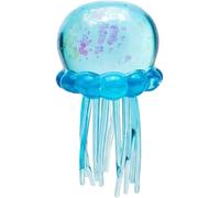 Glitter Jellyfish Squishy Toy, Stress Relief Squishy Fidget Toy for Adult, Soft TPR Jellyfish Sensory Toy with Wiggly Tentacle, Portable Anxiety Relief Squeeze Ball for Office School Travel Party