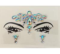 Glitter Joy Face Gems Temporary Tattoo - Jewel Diamante Bindi Fusion Headpiece - Body Jewellery Art (Glitter Joy Face Jewels GJ 31)